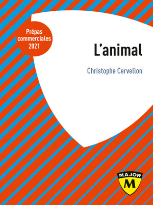cover image of L'Animal, notion HEC 2021
